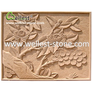 Natural Marble Relief Patterns for Interior Decoration