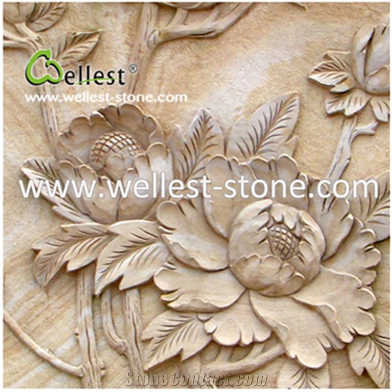 Natural Marble Relief Patterns for Interior Decoration