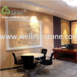 Natural Marble Relief Patterns for Interior Decoration