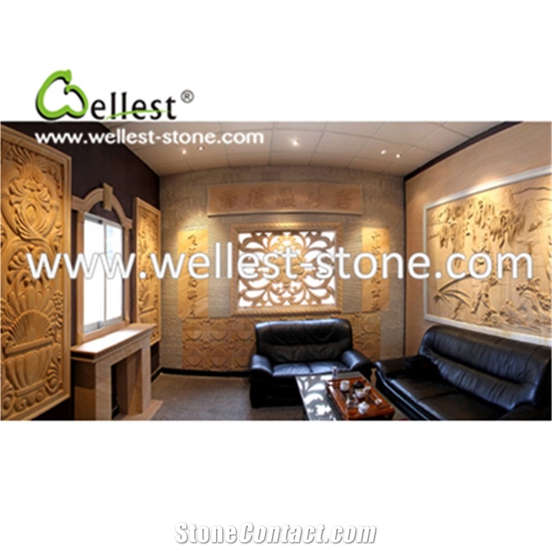 Natural Marble Relief Patterns for Interior Decoration