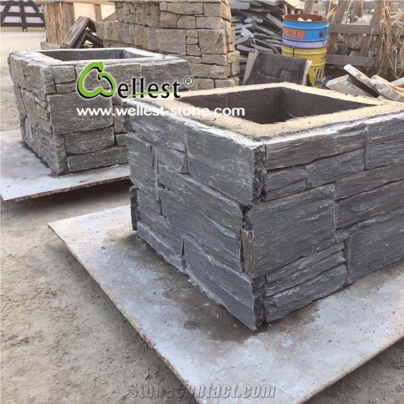 Natural Stone Outdoor Culture Stone Europe Style Mailbox