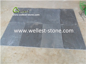Sandstone Black Roof Tiles Steps Stacked Stone Paving Stone
