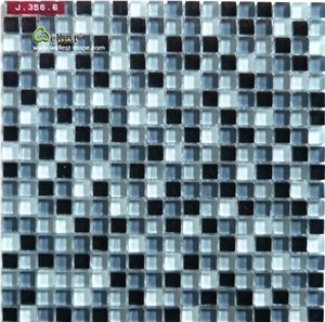 Swimming Pool Glass Mosaic, Crystal Glass Mosaic Tile, Mosaic Glass