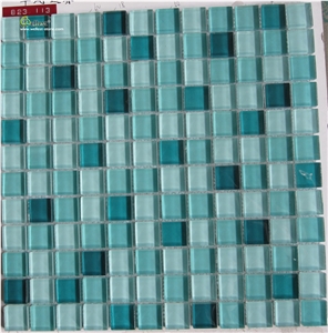 Swimming Pool Glass Mosaic, Crystal Glass Mosaic Tile, Mosaic Glass