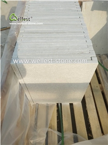 White Quartzite Swimming Pool Pavers Wall Caps Bullnose Coping Tiles