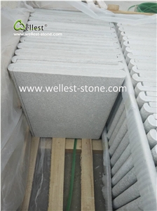 White Quartzite Swimming Pool Pavers Wall Caps Bullnose Coping Tiles