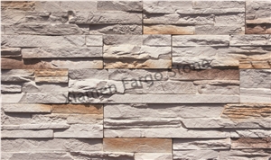 Fargo High Simulation Faux Stones, Artificial Snow White Panels