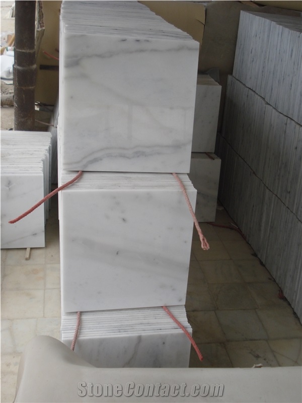 Guangxi White Marble Tile Slabs with Selected Quality Grade Best Price