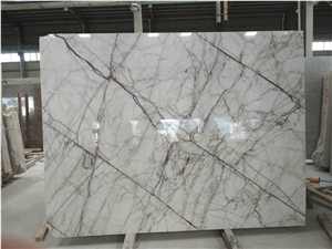 White Calacatta Marble Slabs Luxury Bathroom Wall Tiles Floor Tiles