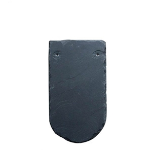 Natural Fish Scale Shaped Black Slate Roofing Tiles for Roof Coating