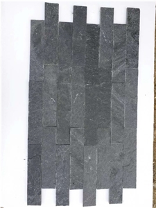 China Black Slate Culture Stone Ledge Stone Wall Claddings