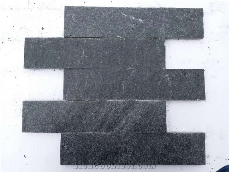 China Black Slate Culture Stone Ledge Stone Wall Claddings