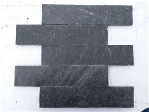 China Black Slate Culture Stone Ledge Stone Wall Claddings