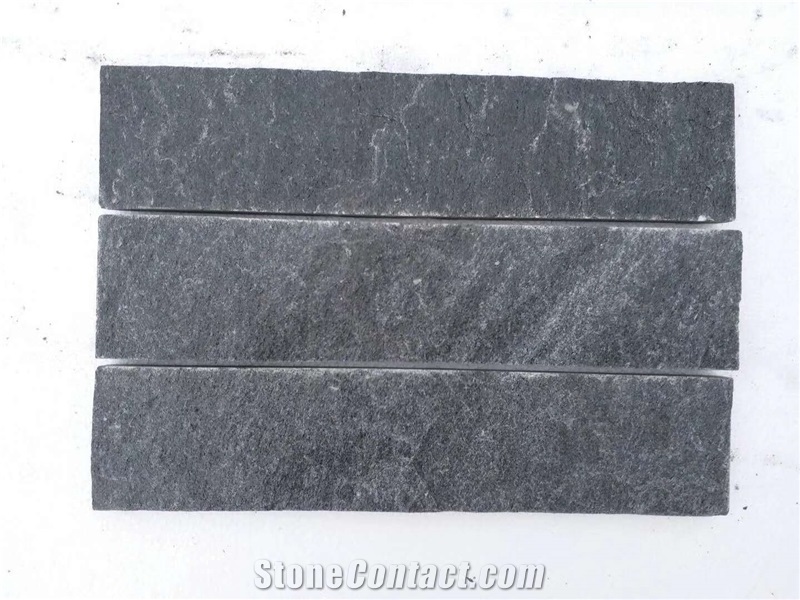 China Black Slate Culture Stone Ledge Stone Wall Claddings