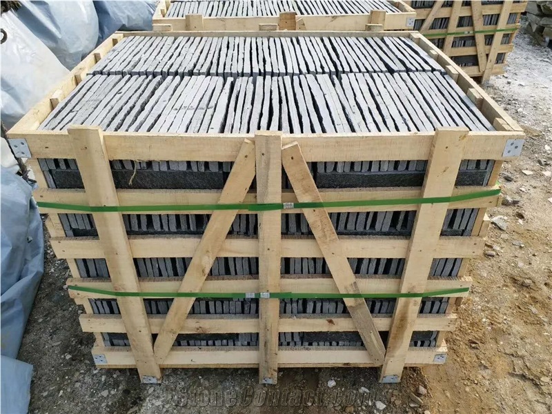 China Black Slate Culture Stone Ledge Stone Wall Claddings