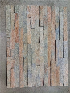 China Rusty Quartzite Culture Stone Wall Claddings Ledge Stone