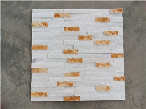 China White Quartzite Culture Stone Wall Claddings Lede Stone