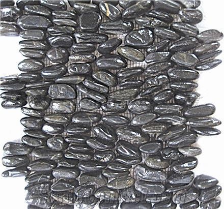 Cobble Stone,Grey Pebble Stone Mosaic,Pebble Walkway