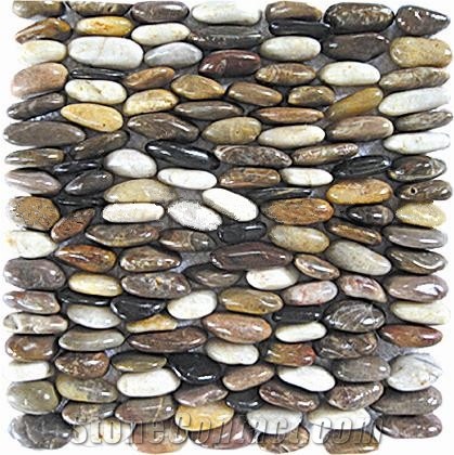 Cobble Stone,Grey Pebble Stone Mosaic,Pebble Walkway