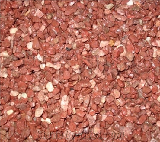Red Mechanism Pebbles and Gravels,Cheap Garden Pebbles