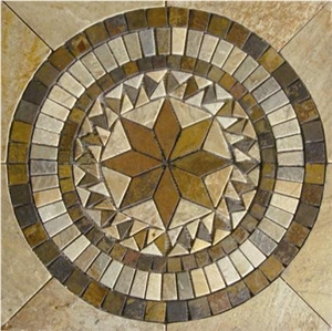 Round Medallions,Square Medallions,Stone Waterjet Medallion
