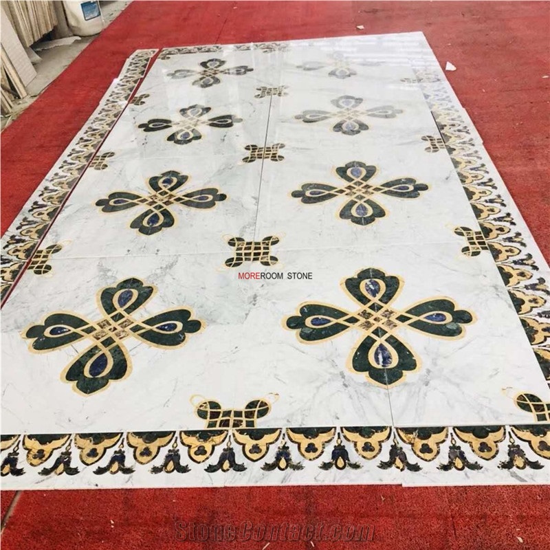 Decorative Marble Inlay Flooring Design