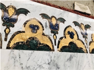 Decorative Marble Inlay Flooring Design