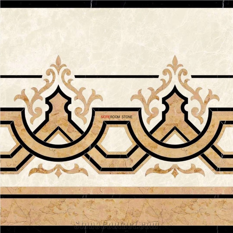 Decorative Marble Inlay Flooring Design