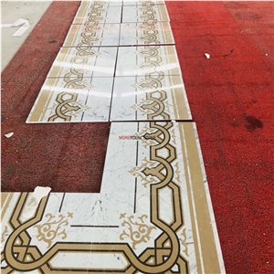 Decorative Marble Inlay Flooring Design