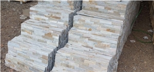 Yellow Slate Cultured Stone for Wall Cladding
