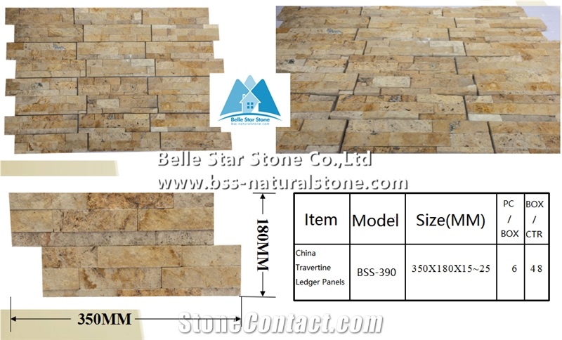 Beige Travertine Z Stone Panels,Marble Culture Stacked Stone Veneer