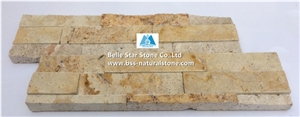 Beige Travertine Z Stone Panels,Marble Culture Stacked Stone Veneer