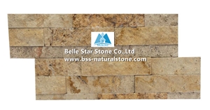 Beige Travertine Z Stone Panels,Marble Culture Stacked Stone Veneer