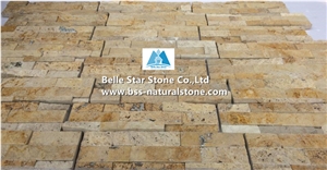 Beige Travertine Z Stone Panels,Marble Culture Stacked Stone Veneer