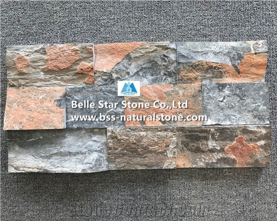 Black Limestone Skin Culture Stacked Stone Veneer,Ledger Stone Panels