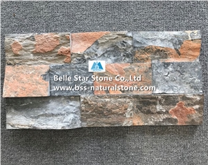 Black Limestone Skin Culture Stacked Stone Veneer,Ledger Stone Panels