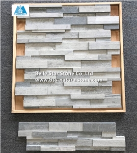 Blue Marble 3d Ledger Panels,Backsplash Stacked Culture Stone Cladding