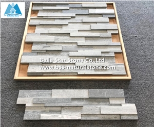 Blue Marble 3d Ledger Panels,Backsplash Stacked Culture Stone Cladding
