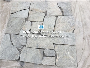 Green Quartzite Tumble Irregular Random Flagstone Patio Walkway Pavers