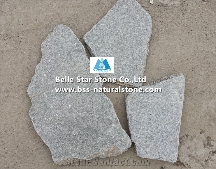 Green Quartzite Tumble Irregular Random Flagstone Patio Walkway Pavers