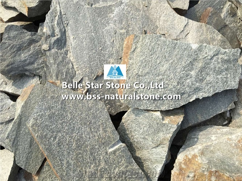 Green Quartzite Tumble Irregular Random Flagstone Patio Walkway Pavers