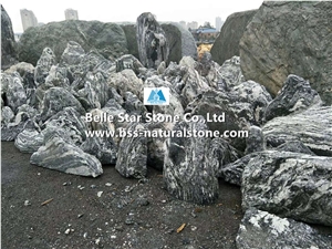 Grey Granite Garden Stone Boulders,Landscaping Decor Rock Boulders