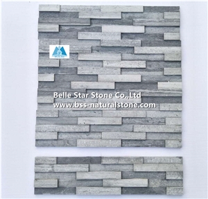 Grey Marble 3d Culture Stone,Stacked Stone Wall Cladding,Ledger Panels