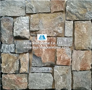 Oyster Quartzite Field Ashlar Stone Veneer,Loose Culture Ledge Stone