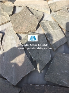 Pink Quartzite Tumbled Irregular Random Flagstones Pavers,Crazy Stone