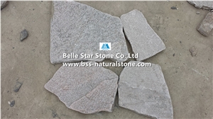 Pink Quartzite Tumbled Irregular Random Flagstones Pavers,Crazy Stone