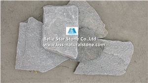 Pink Quartzite Tumbled Irregular Random Flagstones Pavers,Crazy Stone