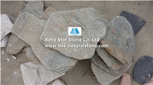 Rustic Quartzite Irregular Random Flagstone Pavers,Crazy Wall Stone