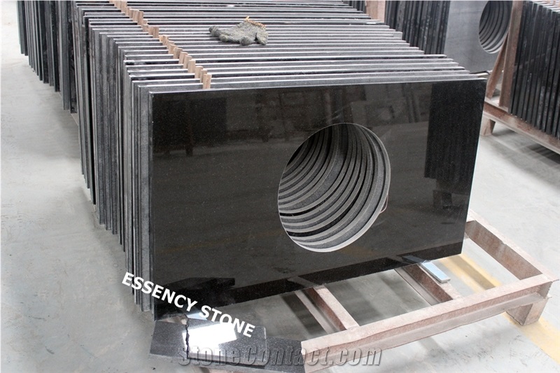 Absolute Black Granite Vanity Top,Black Granite Bathroom Top