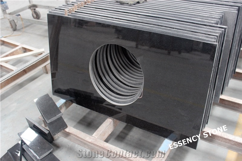 Absolute Black Granite Vanity Top,Black Granite Bathroom Top
